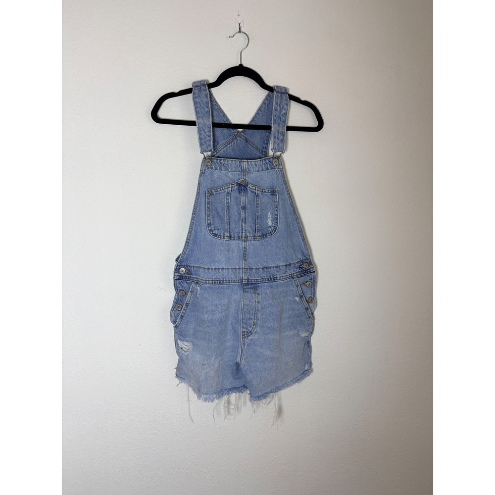 Old Navy Light Blue Denim Short Overalls